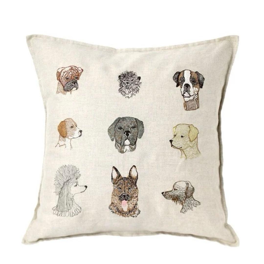 新品／Coral & Tusk クッションカバー Dogs 犬 コーラル&タスク