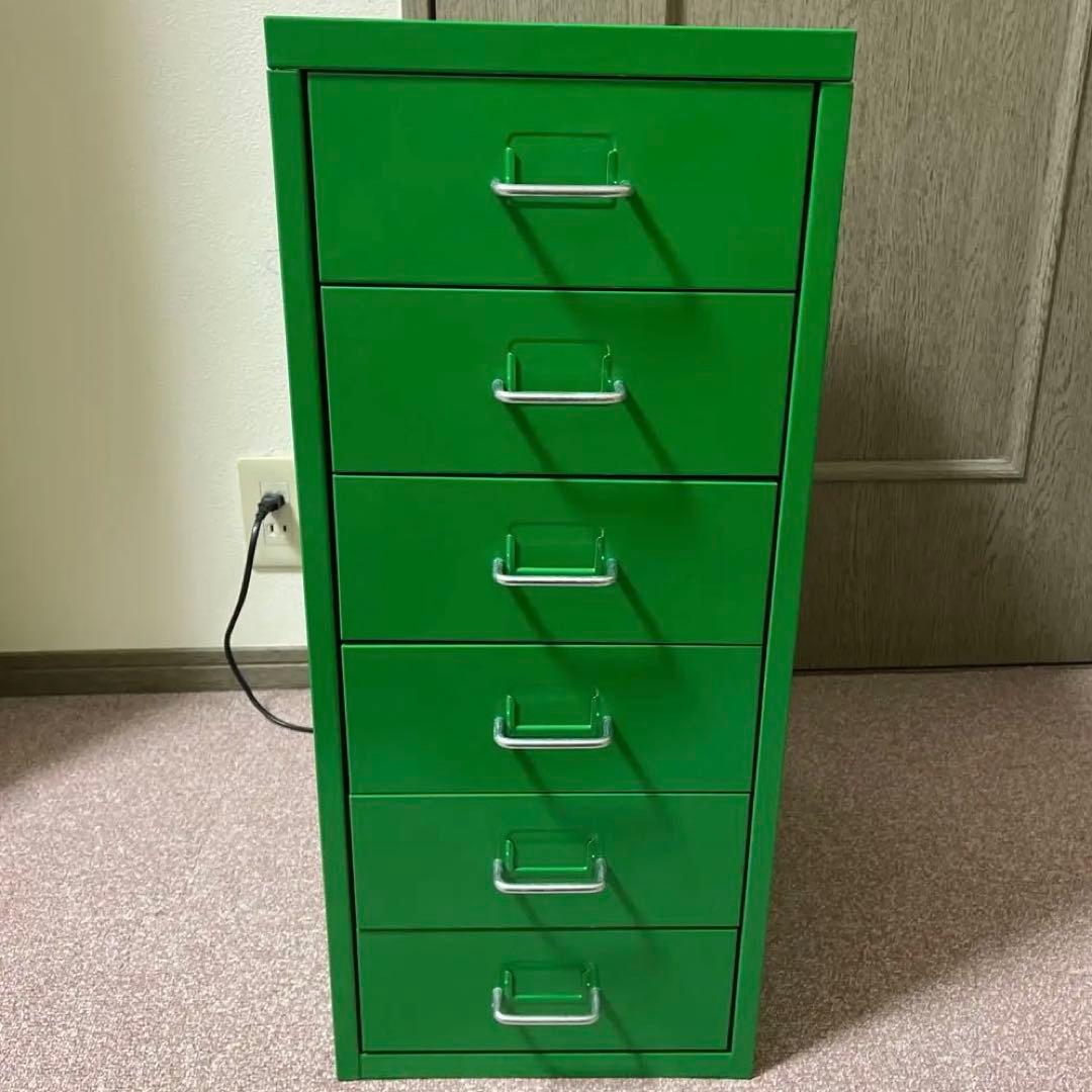 IKEA イケア HELMER ヘルメル 引き出しユニット グリーン 緑