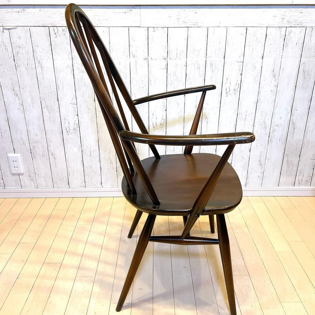 【希少】ERCOL クエーカー アームチェア　1960年代　刻印あり　アーコール