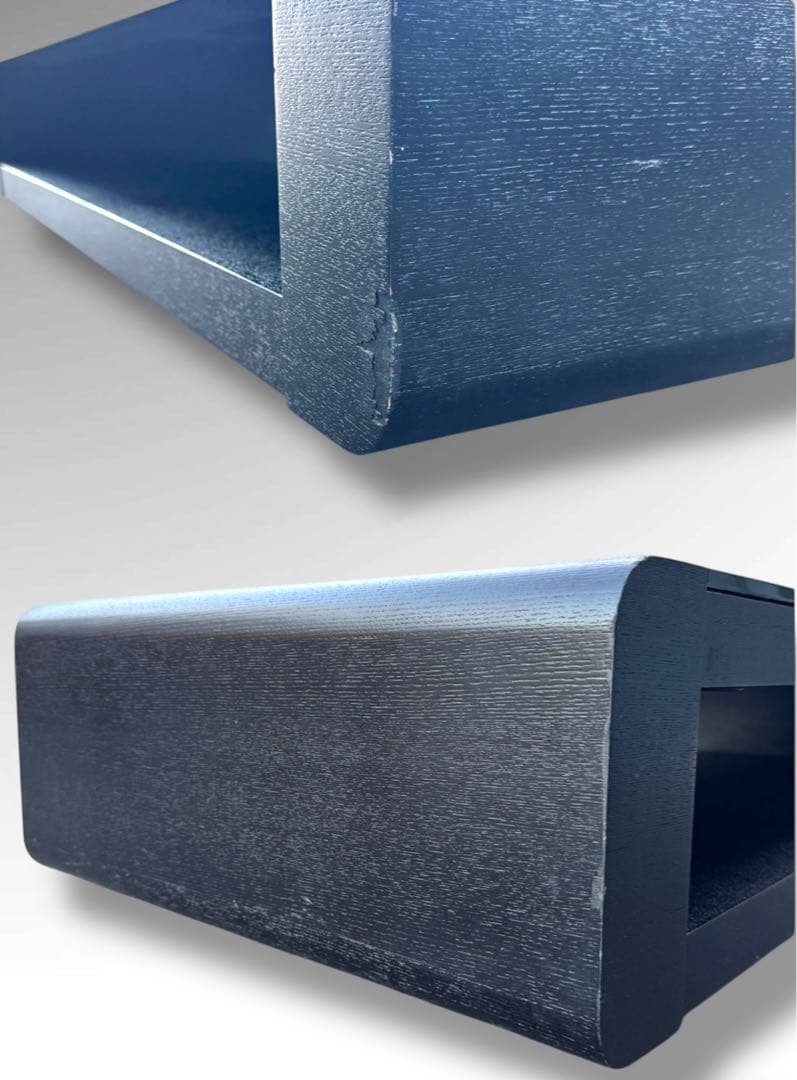 ニトリ ベルネ センターテーブル ブラックガラス モダン