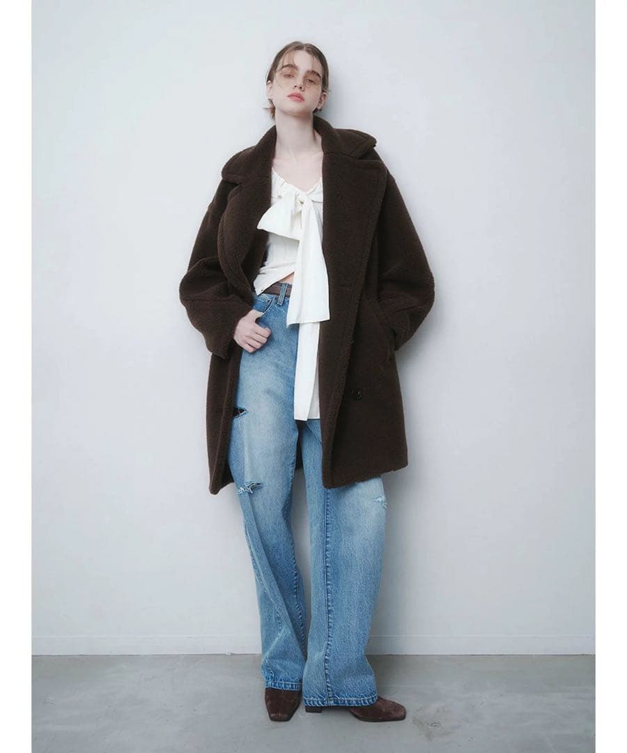 Mila Owen ミラオーウェン　オーバーサイズボアコート