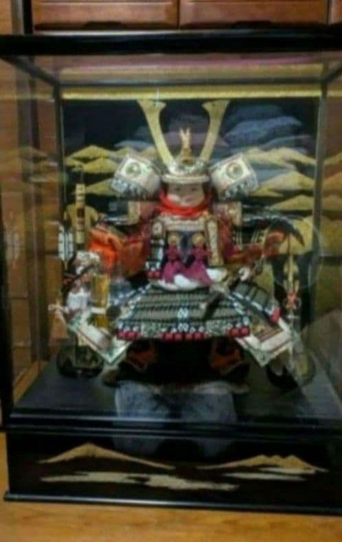 五月人形 大将逸品11号 端午の節句 子どもの日 ガラスケース入り