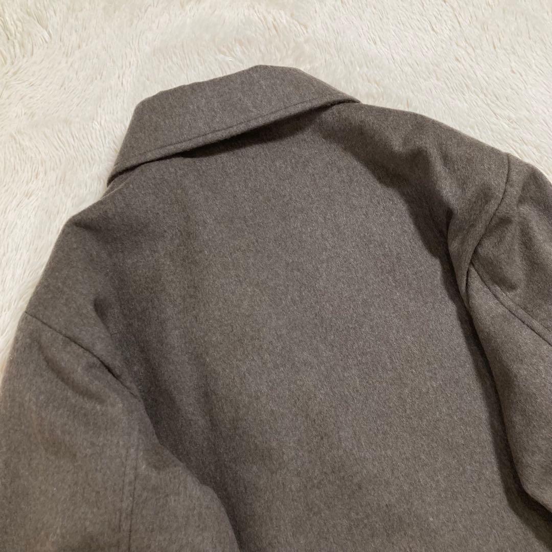 美品 バーバリーズ チェスターコート ショート ウール ペイズリー ホースロゴ