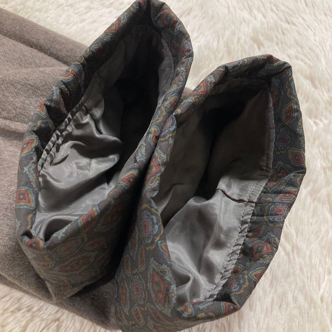 美品 バーバリーズ チェスターコート ショート ウール ペイズリー ホースロゴ