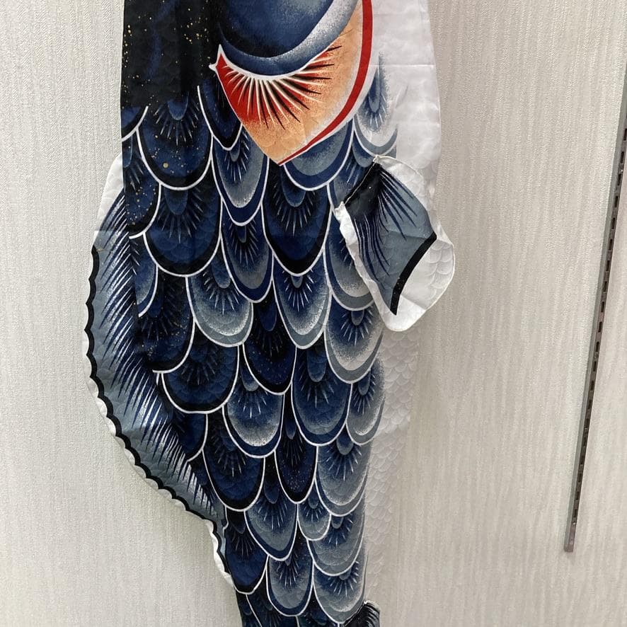 SKO132　風舞鯉　鯉のぼり1.5m 黒鯉　ベランダ用1.5m黒のみ