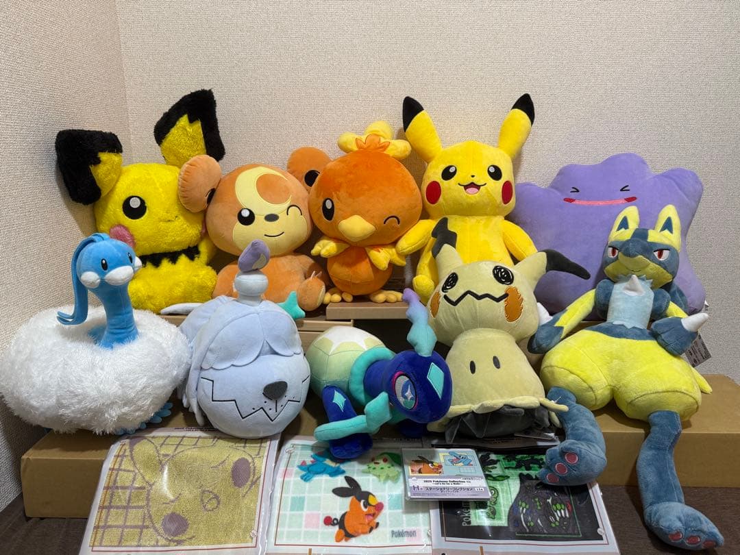 ポケモンぬいぐるみセット 10体＆おまけ4点　合計14点セット
