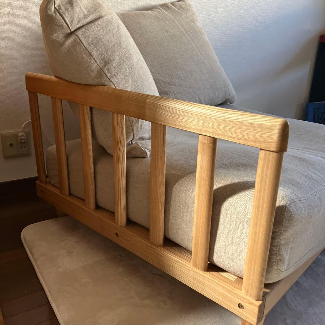 リセノ　1.5人掛けソファー