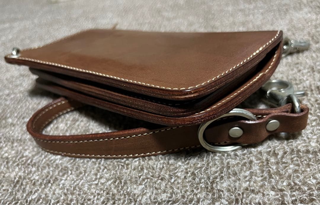 【廃盤激レア】REDREDRED レザーロングウォレット 茶 REDMOON