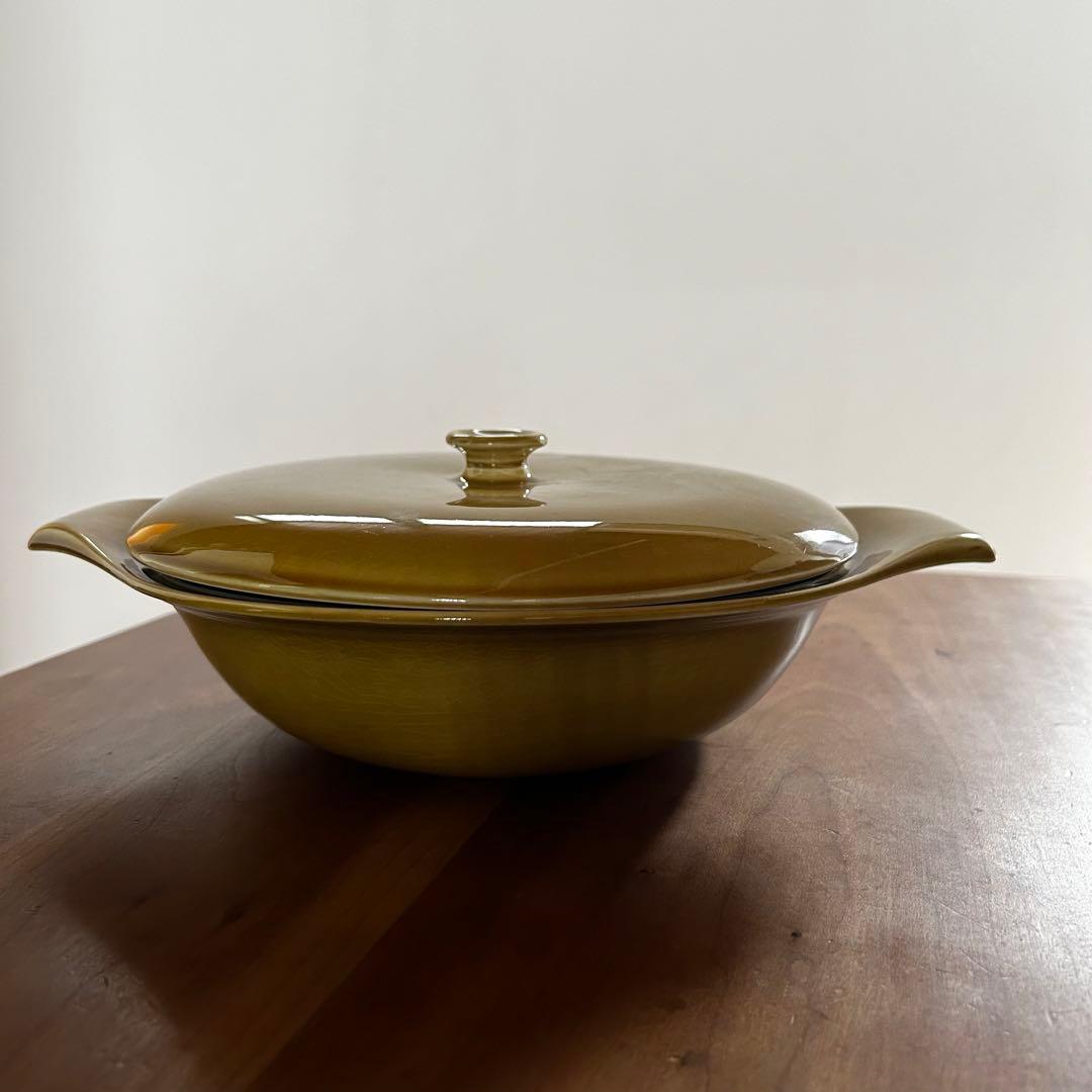 Russel Wright ラッセルライト 蓋付キャセロール　スチューベンヴィル