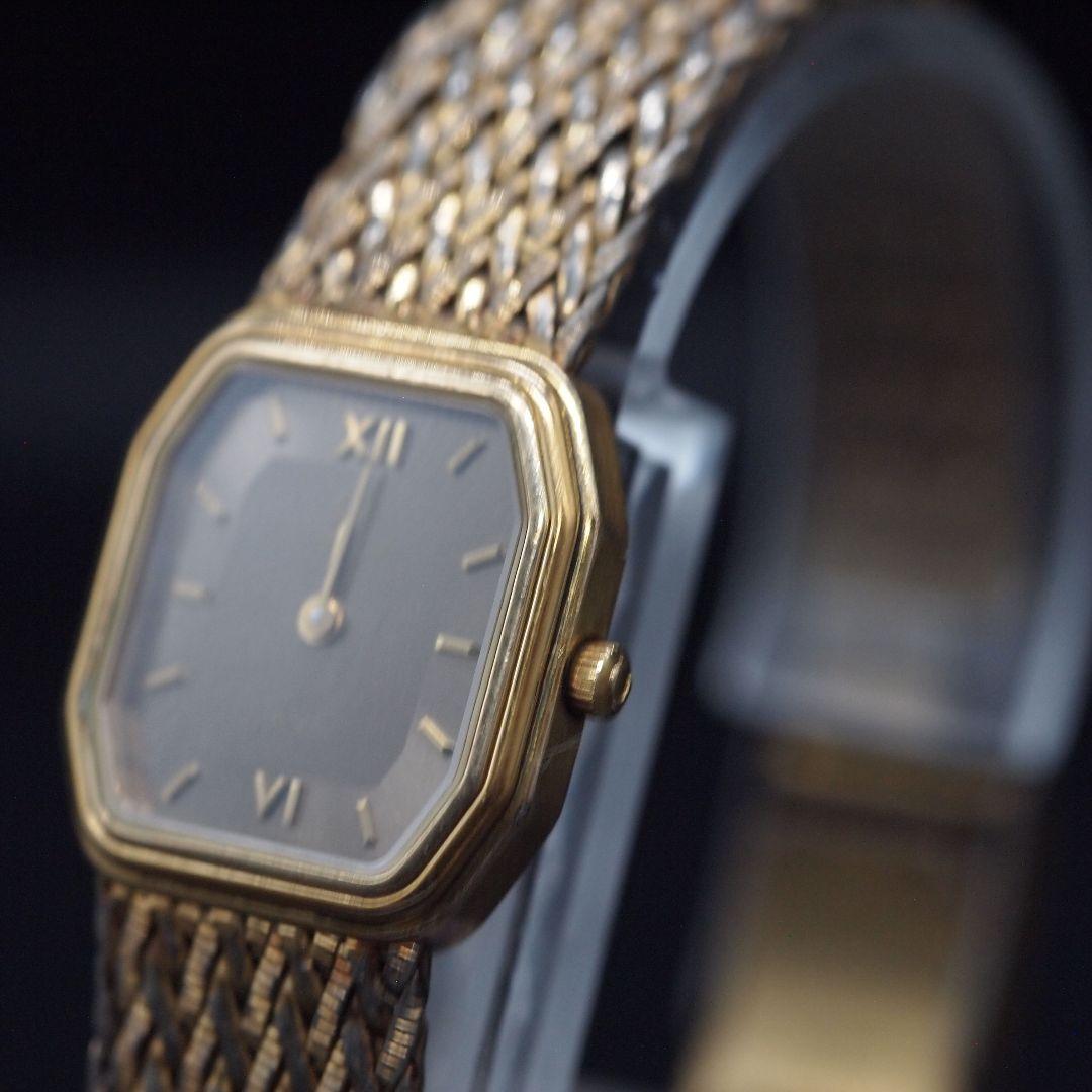 オメガ デヴィル 10K RGP ゴールド文字盤 レディース 手巻き 不動