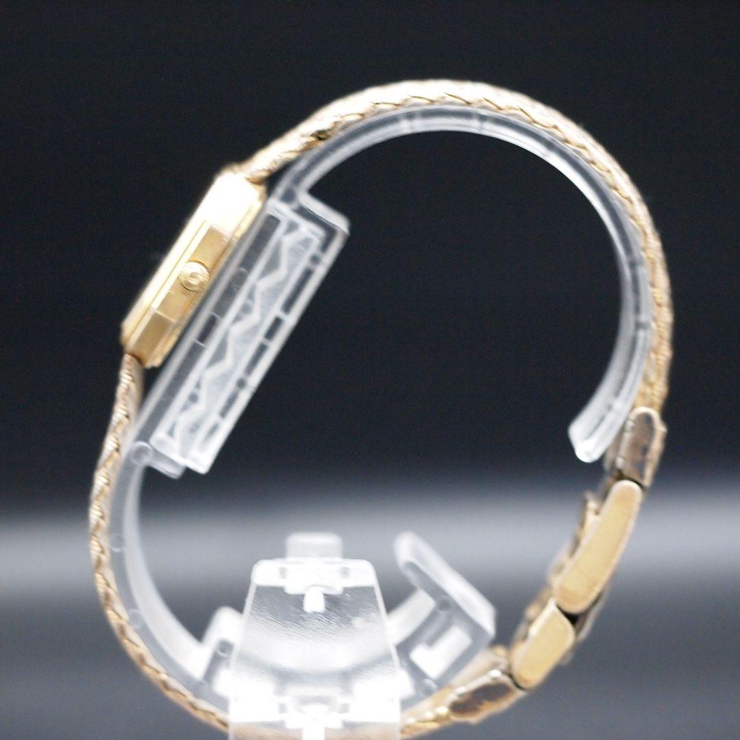 オメガ デヴィル 10K RGP ゴールド文字盤 レディース 手巻き 不動