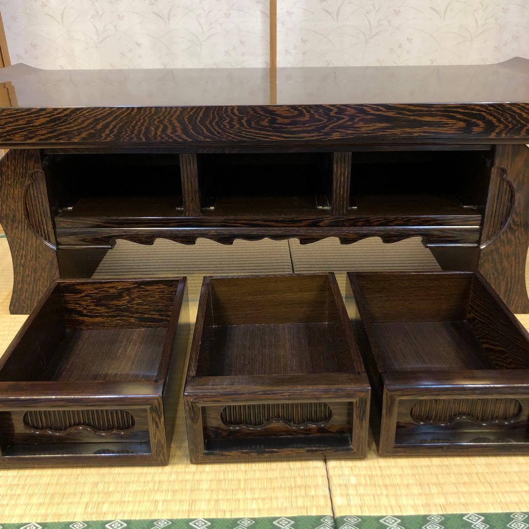 経机　引き出し付き　幅約106.5cm