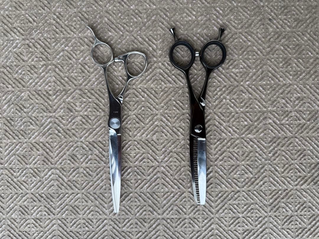 カットシザーとセニングシザーセット