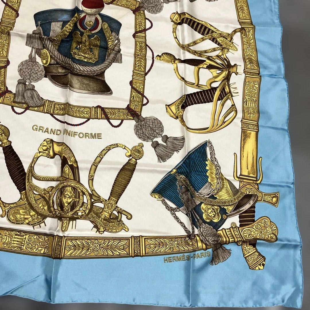 HERMES エルメス スカーフ カレ90 グランユニフォーム