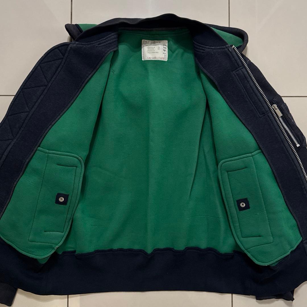 Sacai サカイ スウェットパーカ MA-1 ミリタリー サイズ1