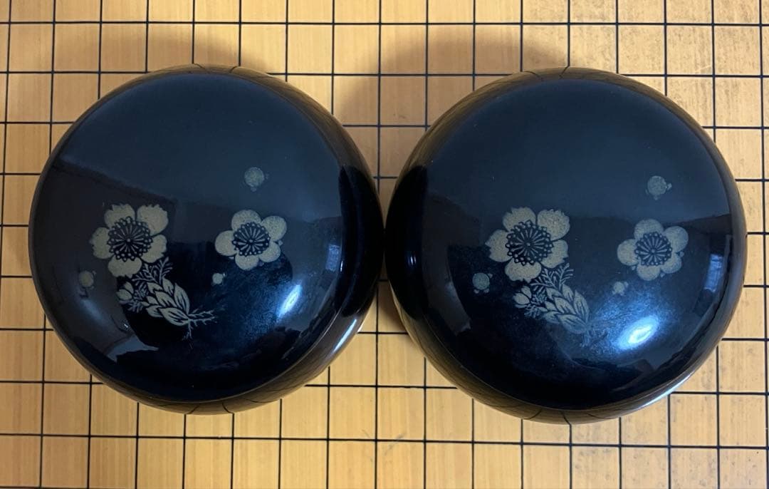 柳山作 囲碁 ミニチュア碁盤ミニチュア碁石 セット