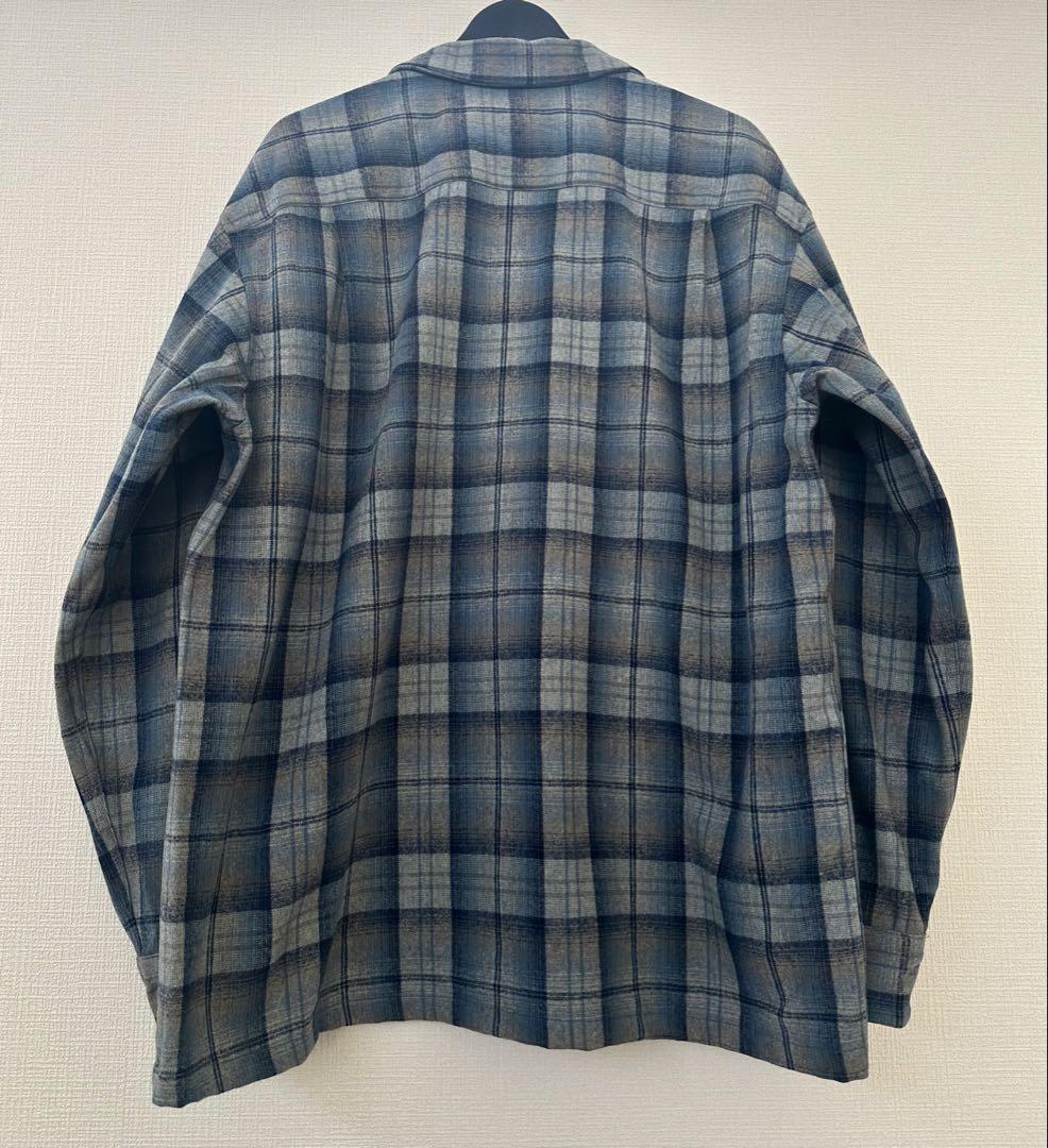 超スペシャル 90s ペンドルトン オンブレ チェック シャツ L ブルー