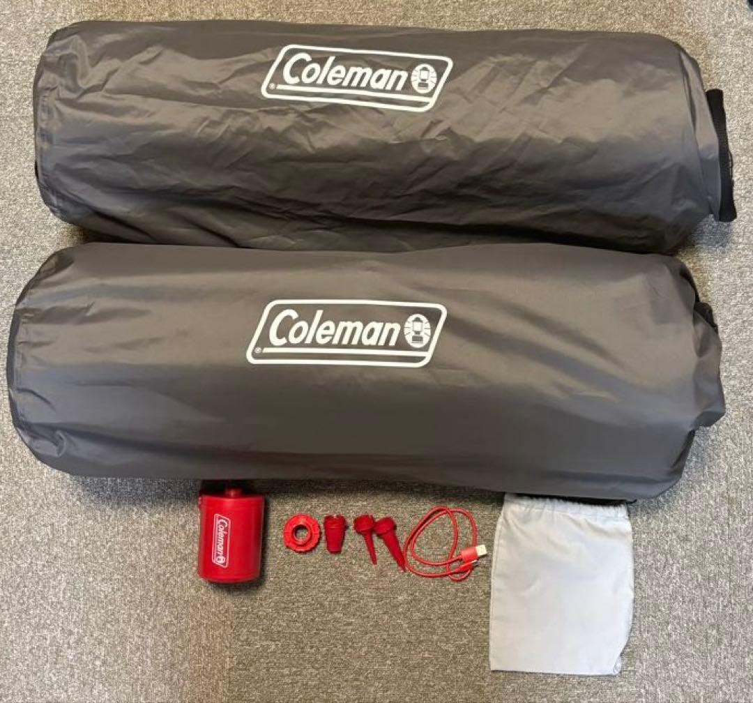 コールマン　インフレーターマット　シングル【おまけ:充電式電動ポンプ】