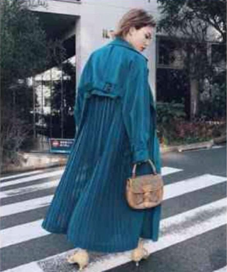 みかん♡AMERI ターコイズ トレンチコート