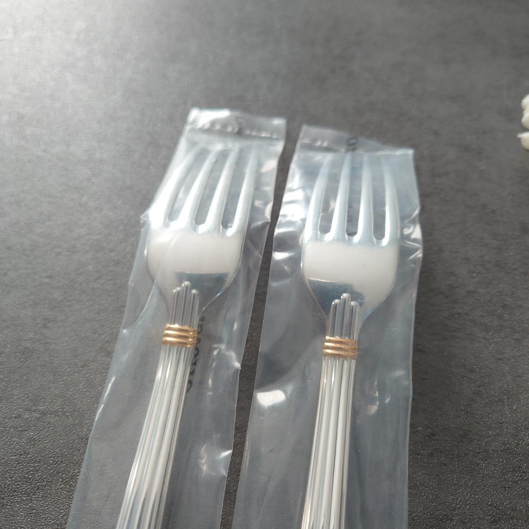 希少 クリストフル アリアゴールドリング スタンダードフォーク 未開封 2点