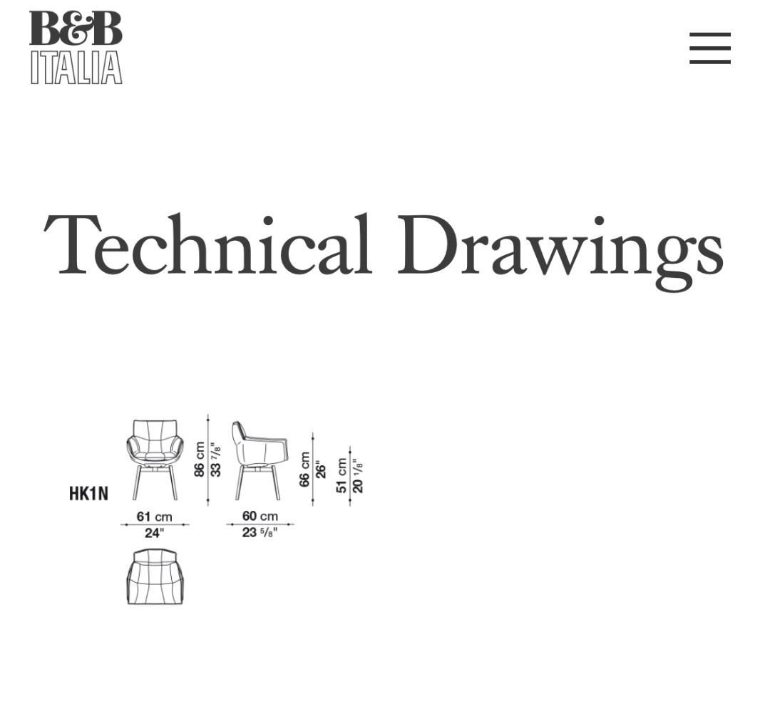 43万 B&B ITALIA Husk チェア ハスク パトリシア・ウルキオラ