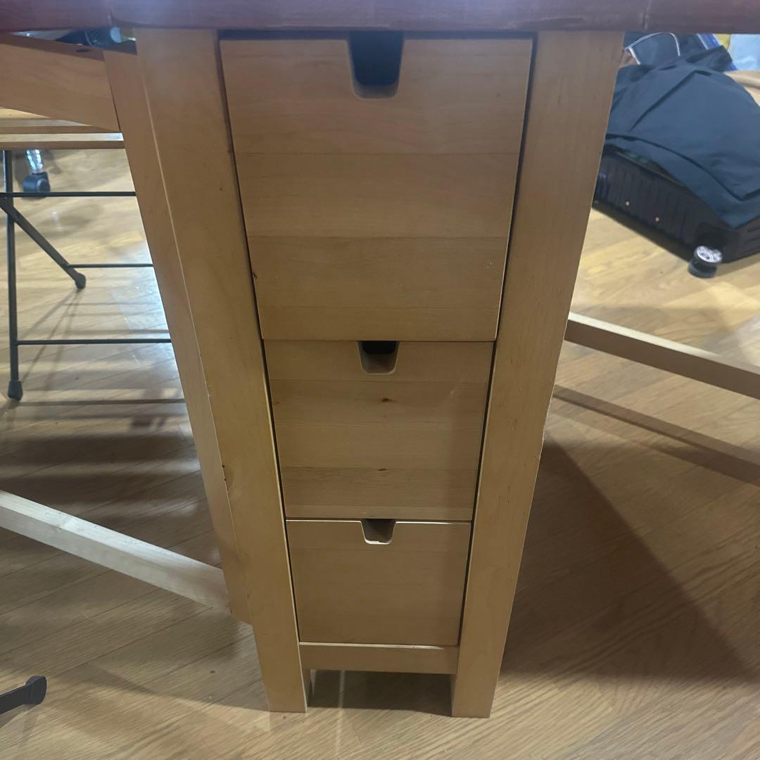 DLK157 イケア ノールデン ゲートレッグテーブル バタフライテーブル