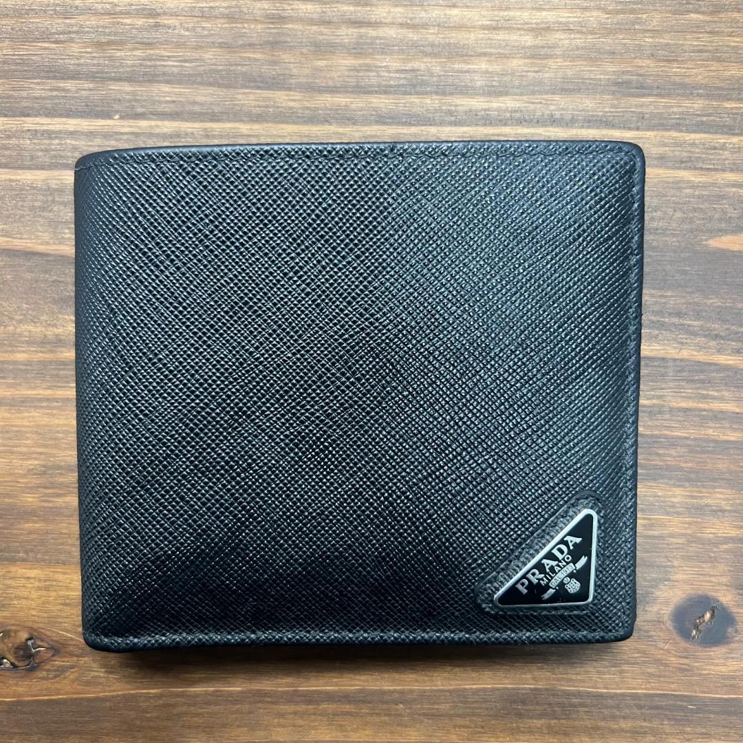 【極美品】22年横浜そごう購入 PRADA サフィアーノ財布 2MO738 完備