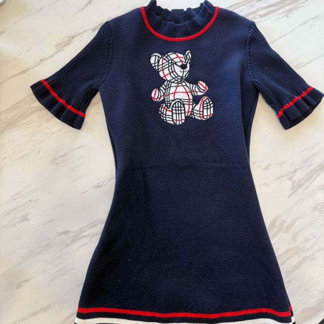 Burberry バーバリー テディベア ワンピース 128cm