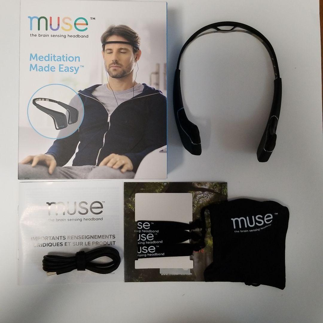 Muse 脳波計 ミューズ  瞑想　マインドフルネス　ウェアラブル