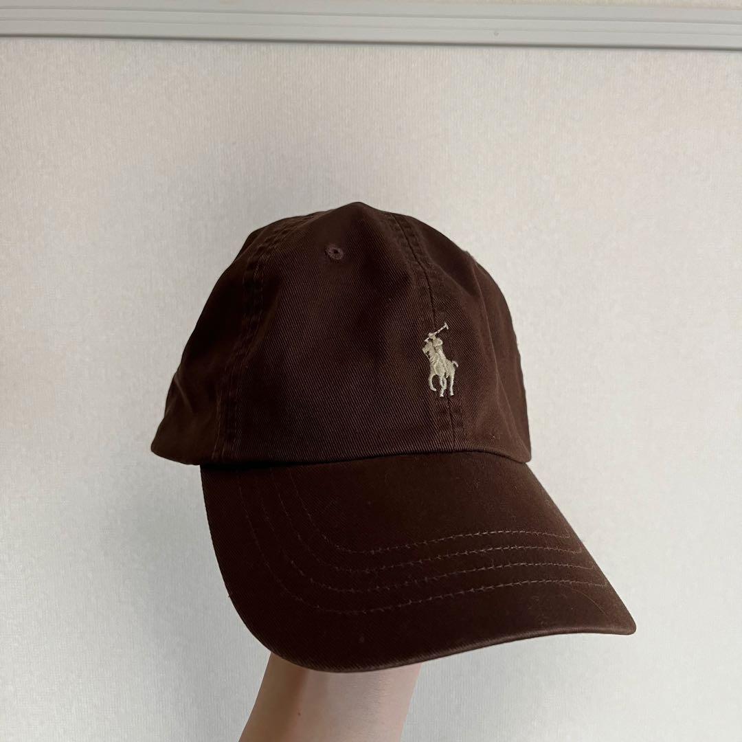 POLO ブラウン ユニセックス　キャップ　ラルフローレン