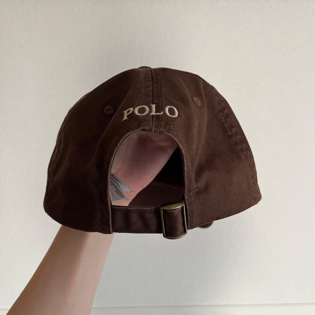 POLO ブラウン ユニセックス　キャップ　ラルフローレン
