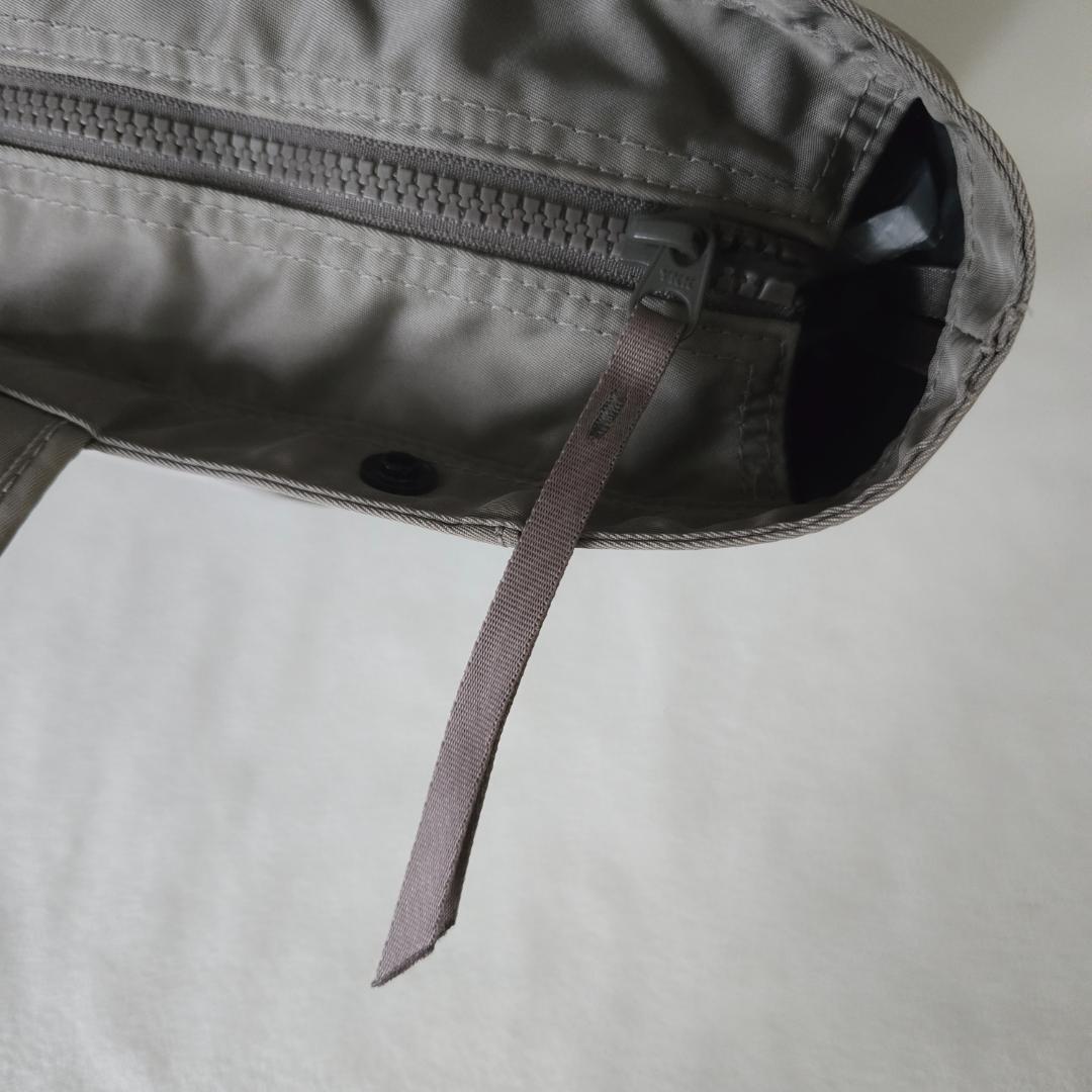 PORTER＿ SHELL TOTE(L)＿ポーターシェルトートカーキグレー