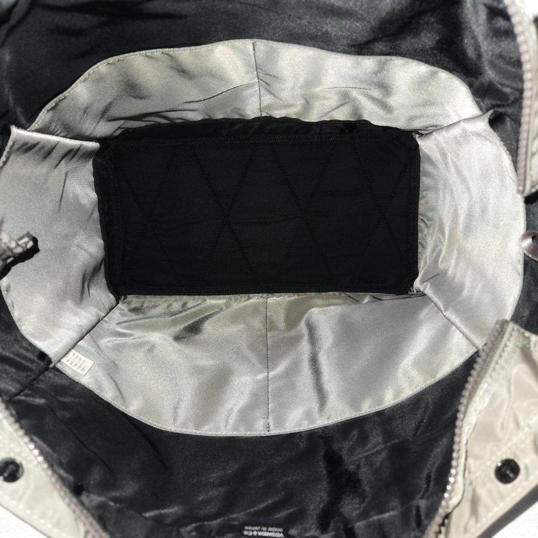 PORTER＿ SHELL TOTE(L)＿ポーターシェルトートカーキグレー