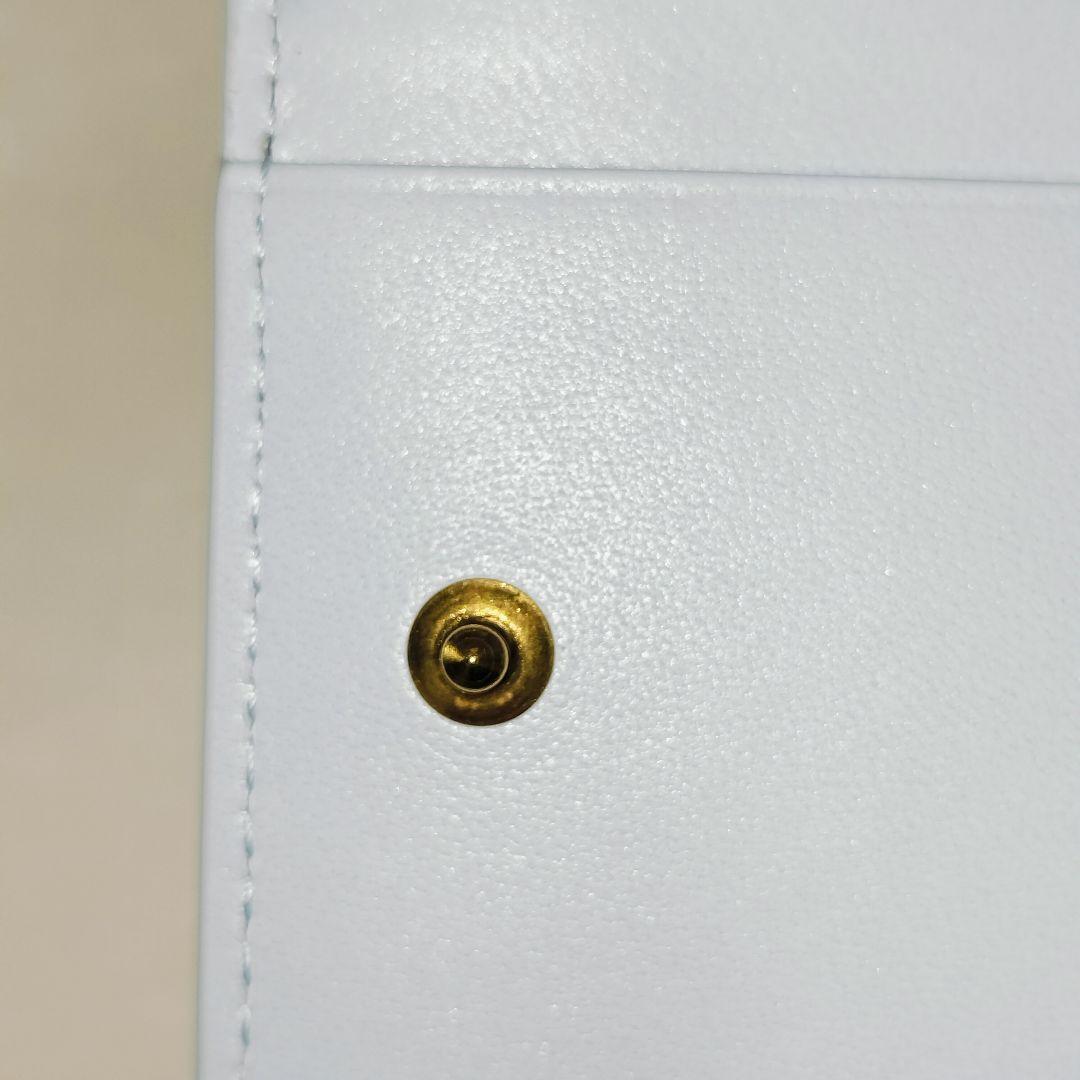 【未使用品級】日本限定色 DIor Caro Dahlia クリスタルウォレット