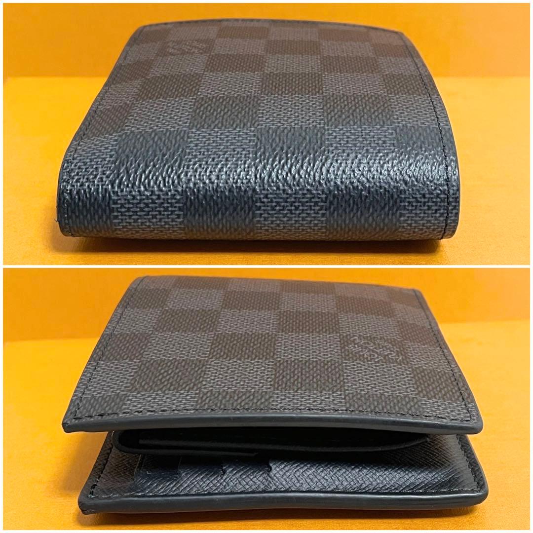 ルイヴィトン ダミエ　グラフィット　ポルトフォイユ マルコNM 二つ折り財布