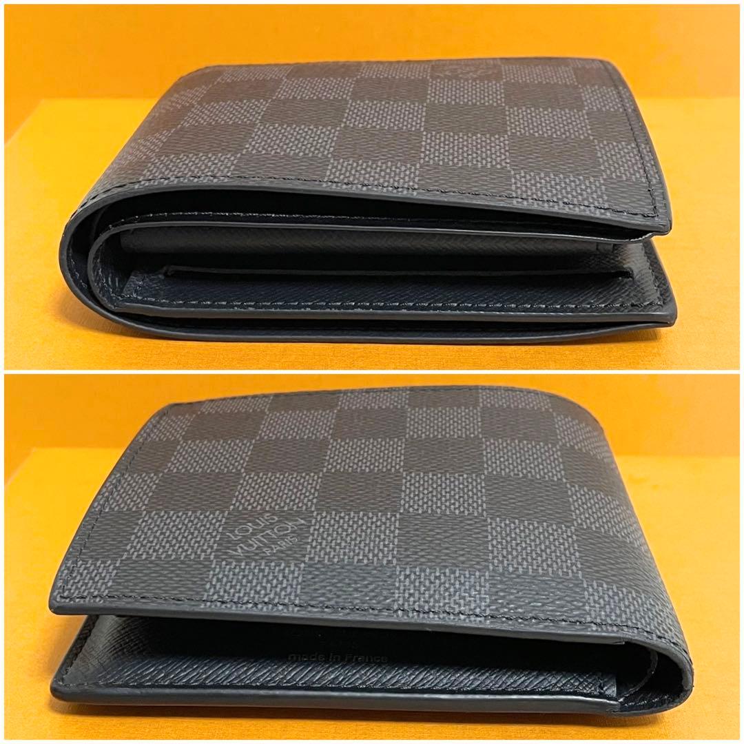 ルイヴィトン ダミエ　グラフィット　ポルトフォイユ マルコNM 二つ折り財布