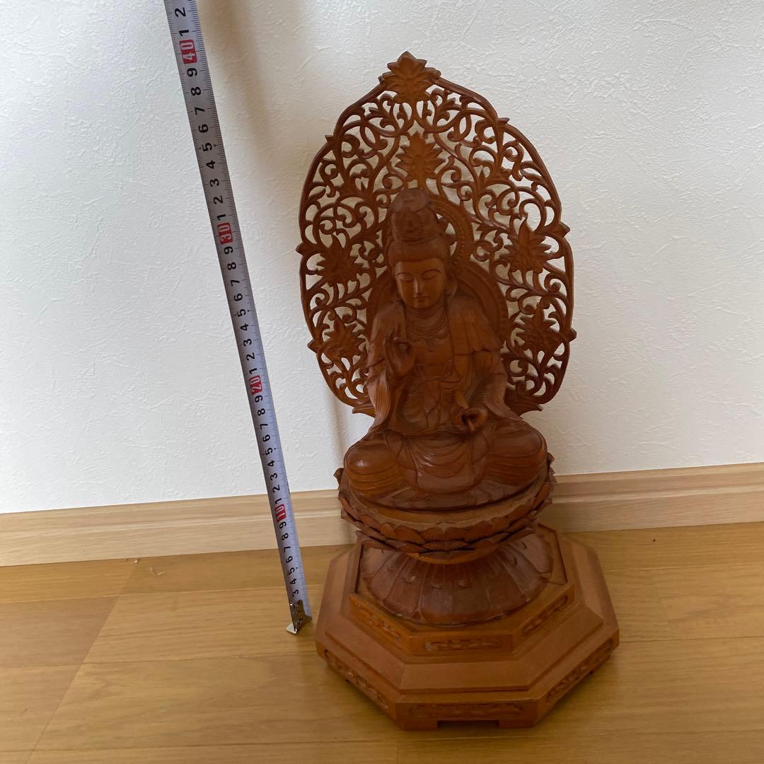仏教美術 木彫 観音菩薩像 仏像