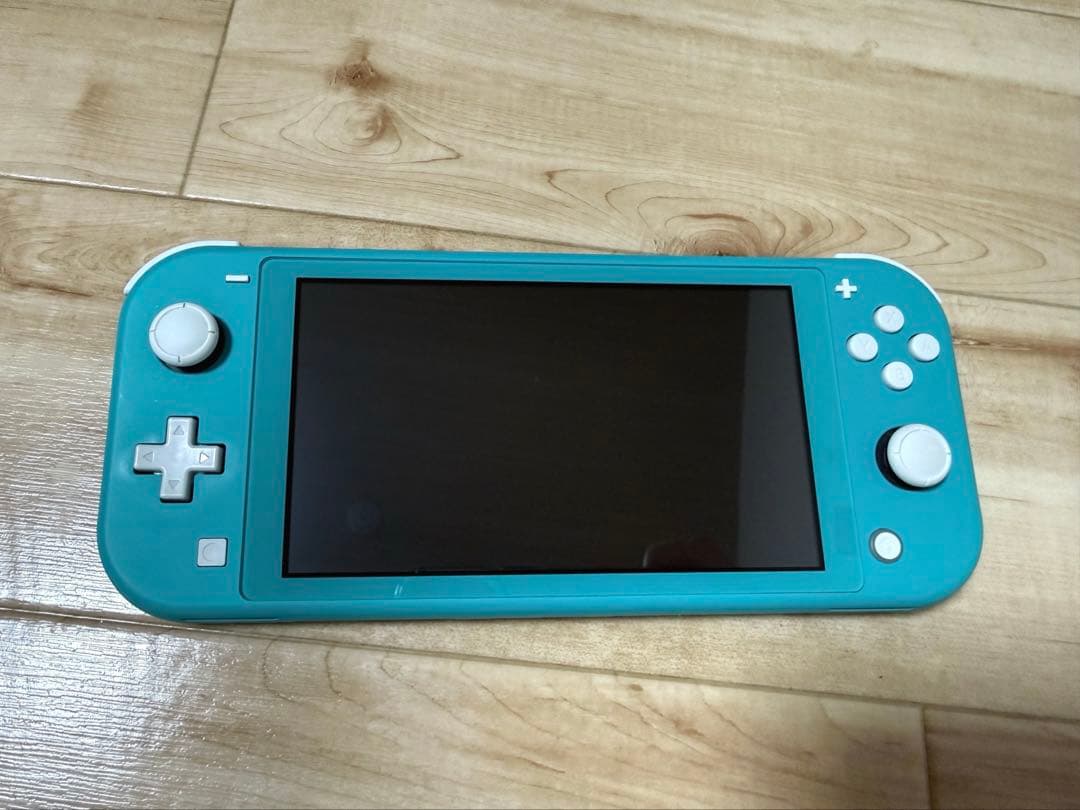 「Nintendo Switch Lite ターコイズ 本体 美品 充電器付き」