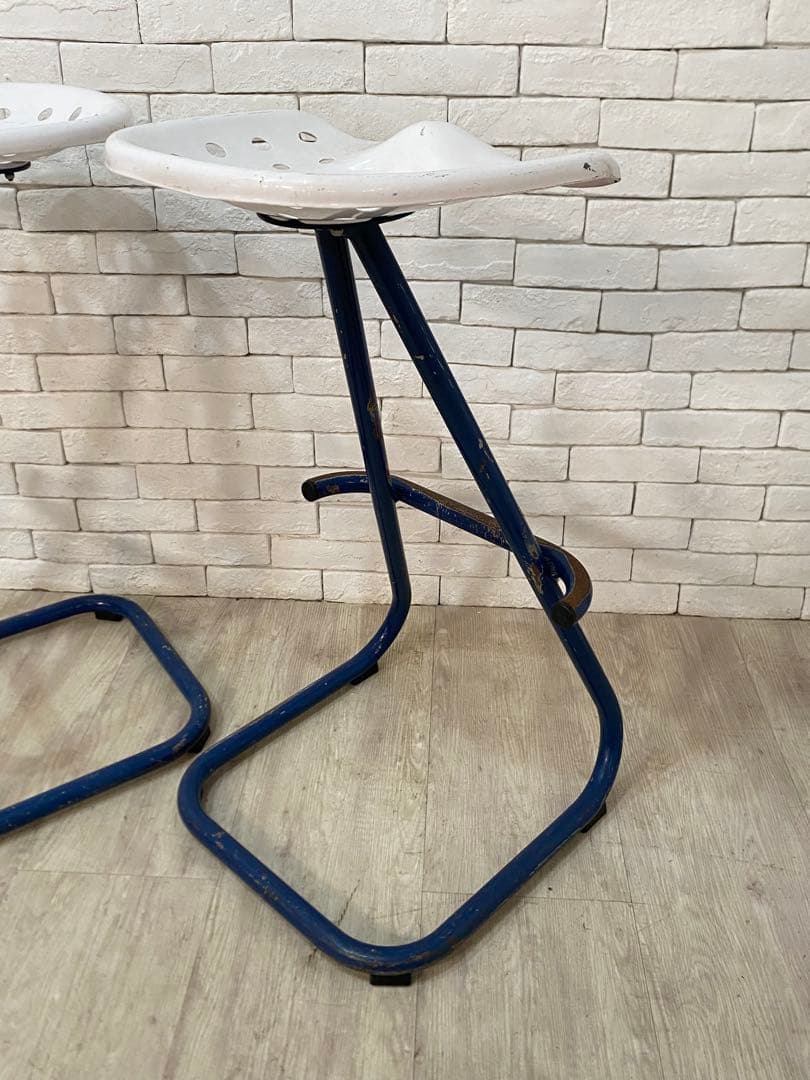 【東京23区配送無料】2脚セット　トラクター　スツール　チェア　カウンター　椅子