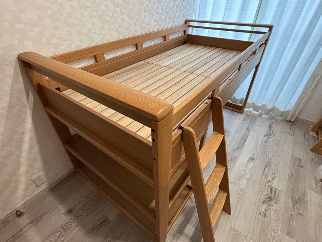 浜本工芸 No.5000ミドルベッド ナチュラルオーク色