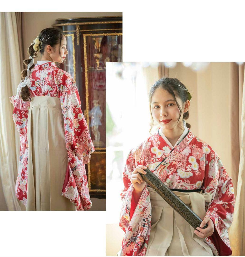 1回着用のみ キャサリンコテージ おうちで着付け簡単袴セット160cm