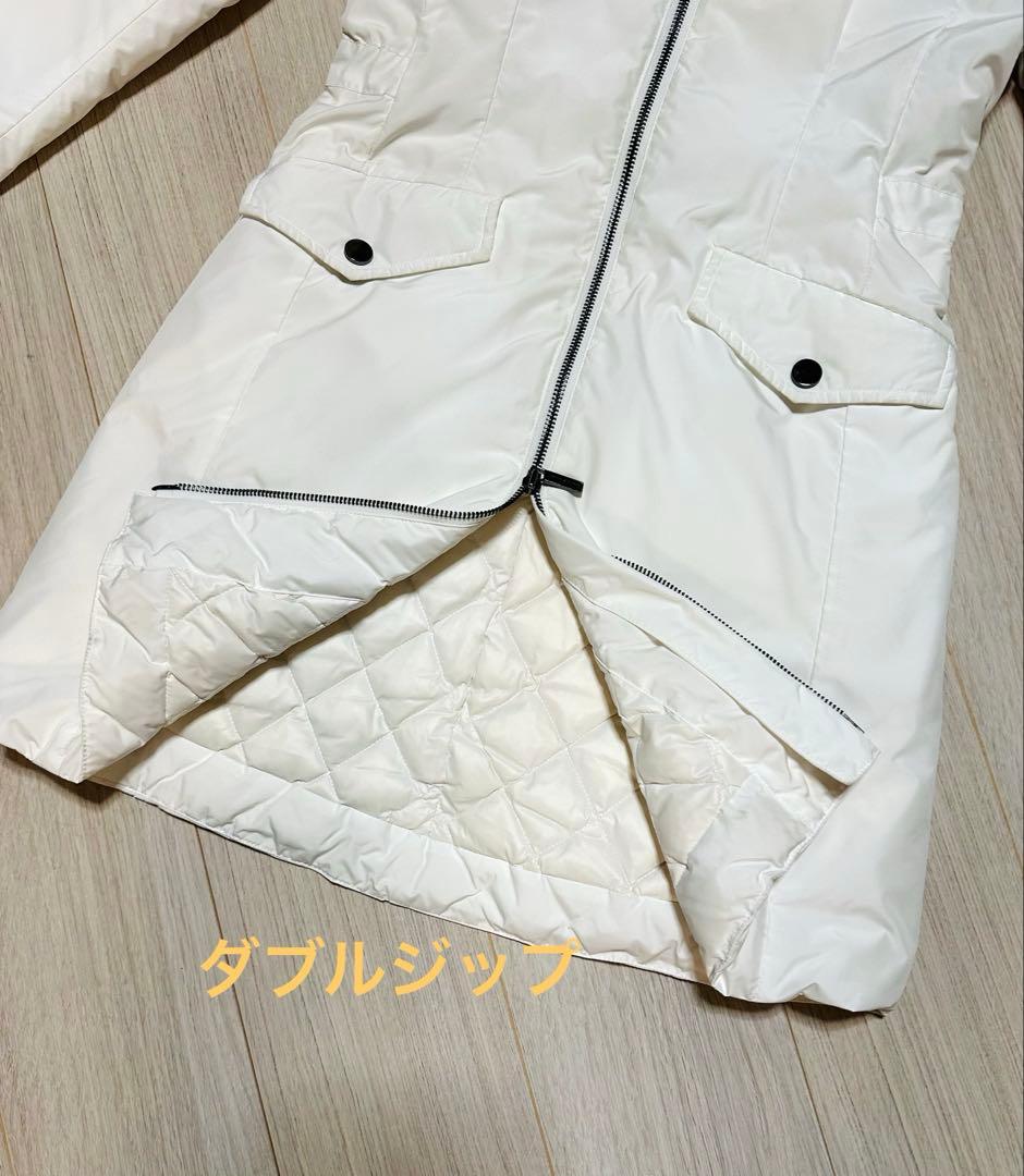 【アルマーニエクスチェンジ】ホワイトダウン フード付き 未使用