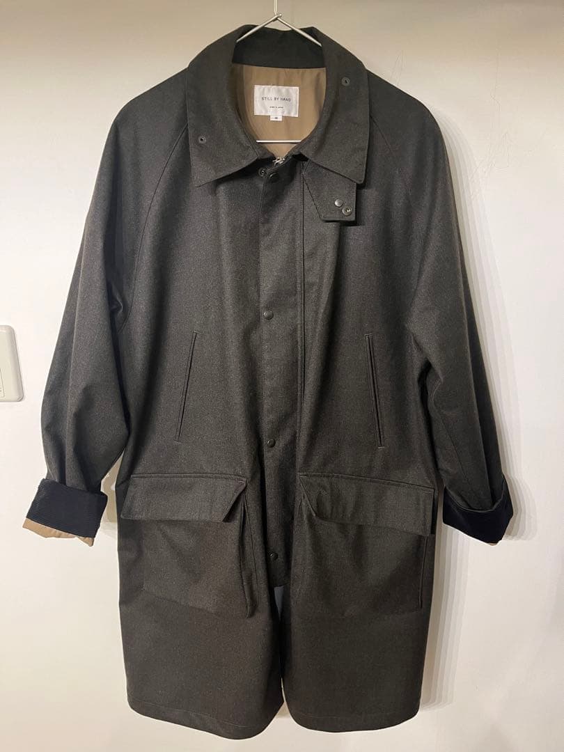 STILL BY HAND 3レイヤーコート ブラウン
