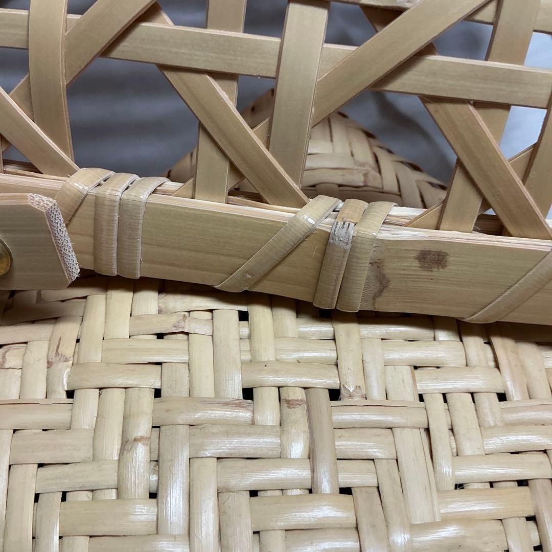 上野亜衣さん　真竹かご　35x29