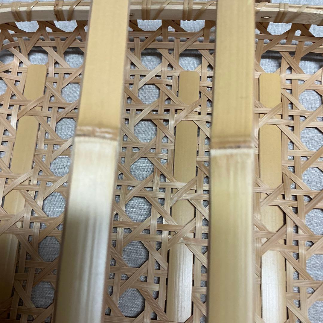 上野亜衣さん　真竹かご　35x29