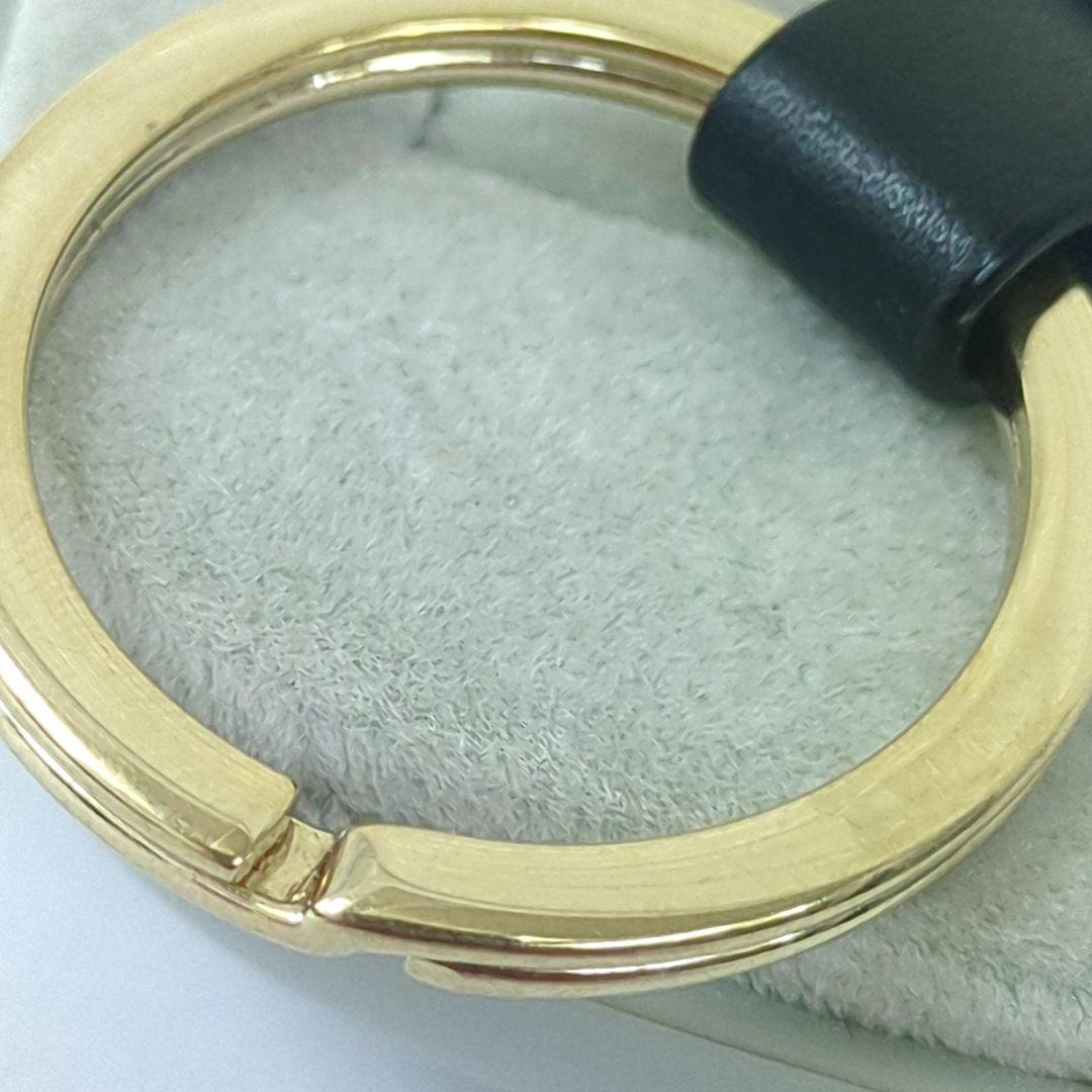 BVLGARI ブルガリ キーリング キーホルダー レザー　イタリア製