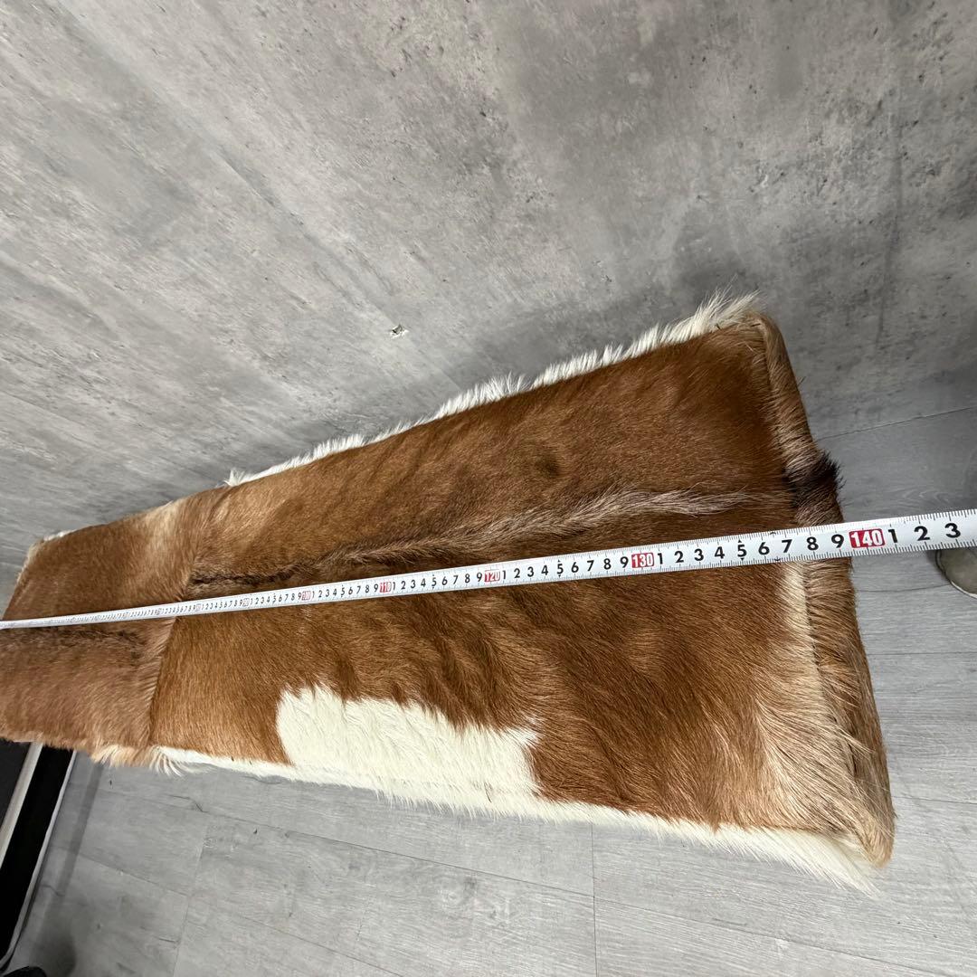 KARE ヤギ皮　カントリーライフ　ベンチ　毛皮