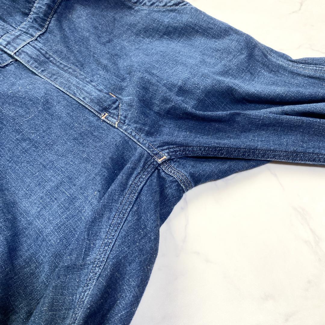 デニム&サプライ ラルフローレンジャンプスーツ オールインワン デニム 紺 M