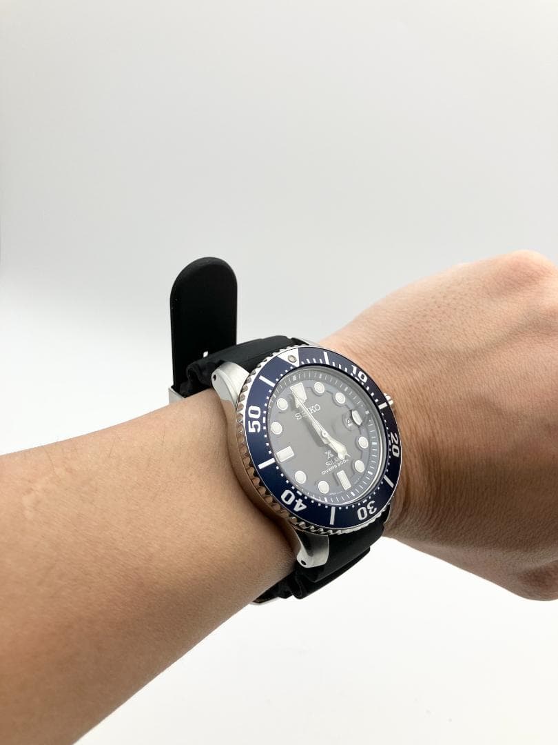 美品 セイコー プロスペックスダイバースキューバ V157-0BT0 腕時計