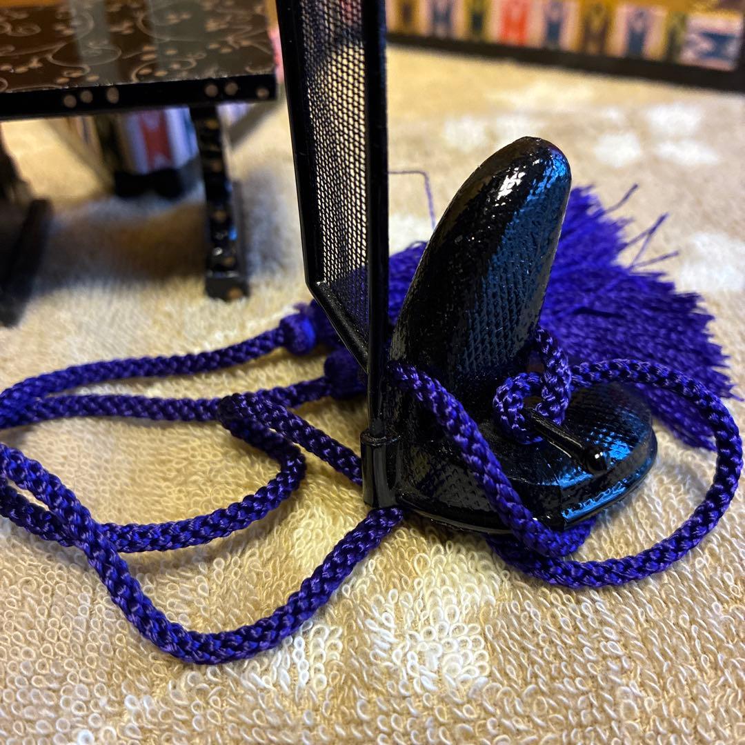 お内裏様雛人形小道具　冠、笏　大きめBTC②